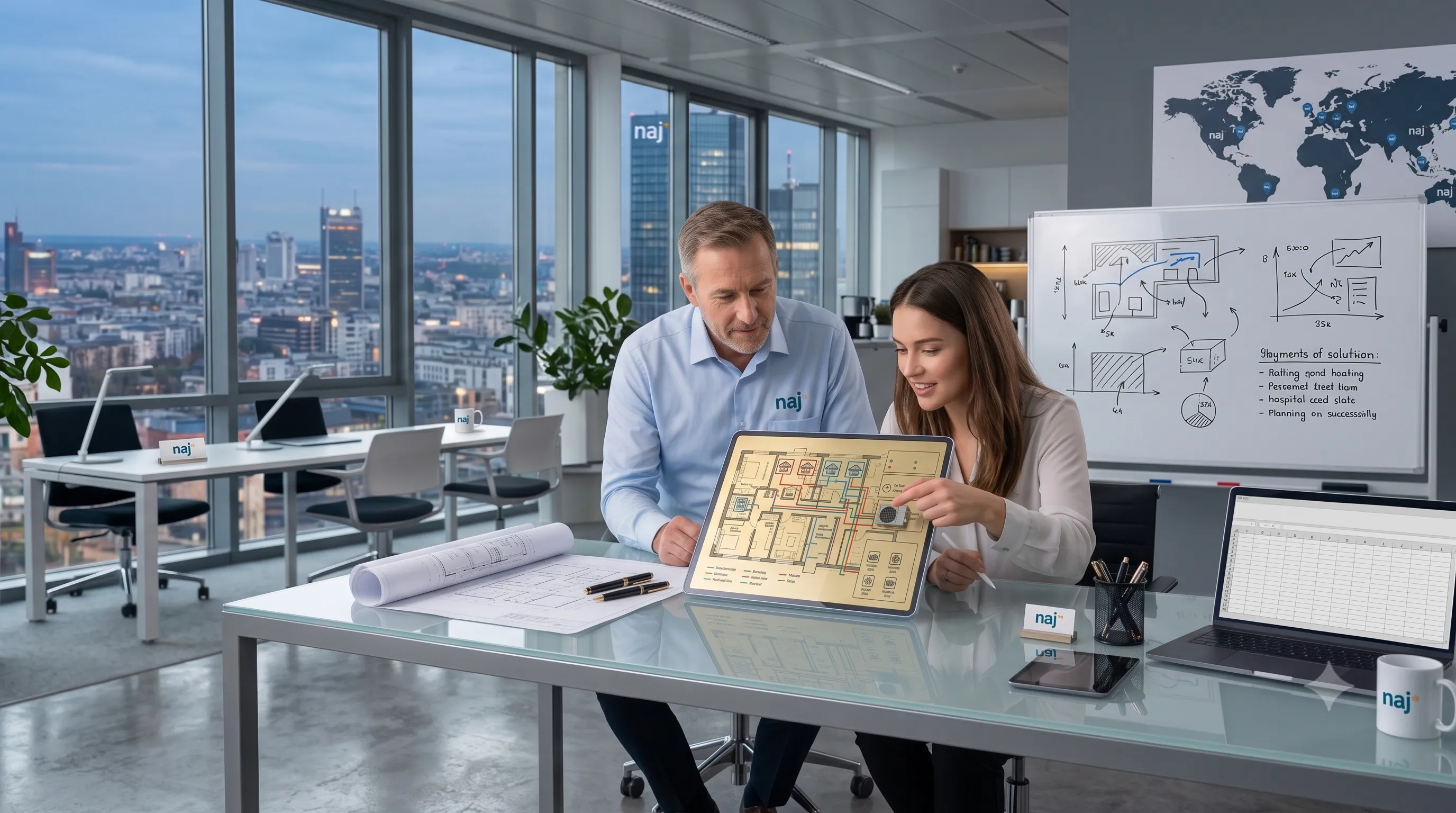 Layout design for the air conditioning units