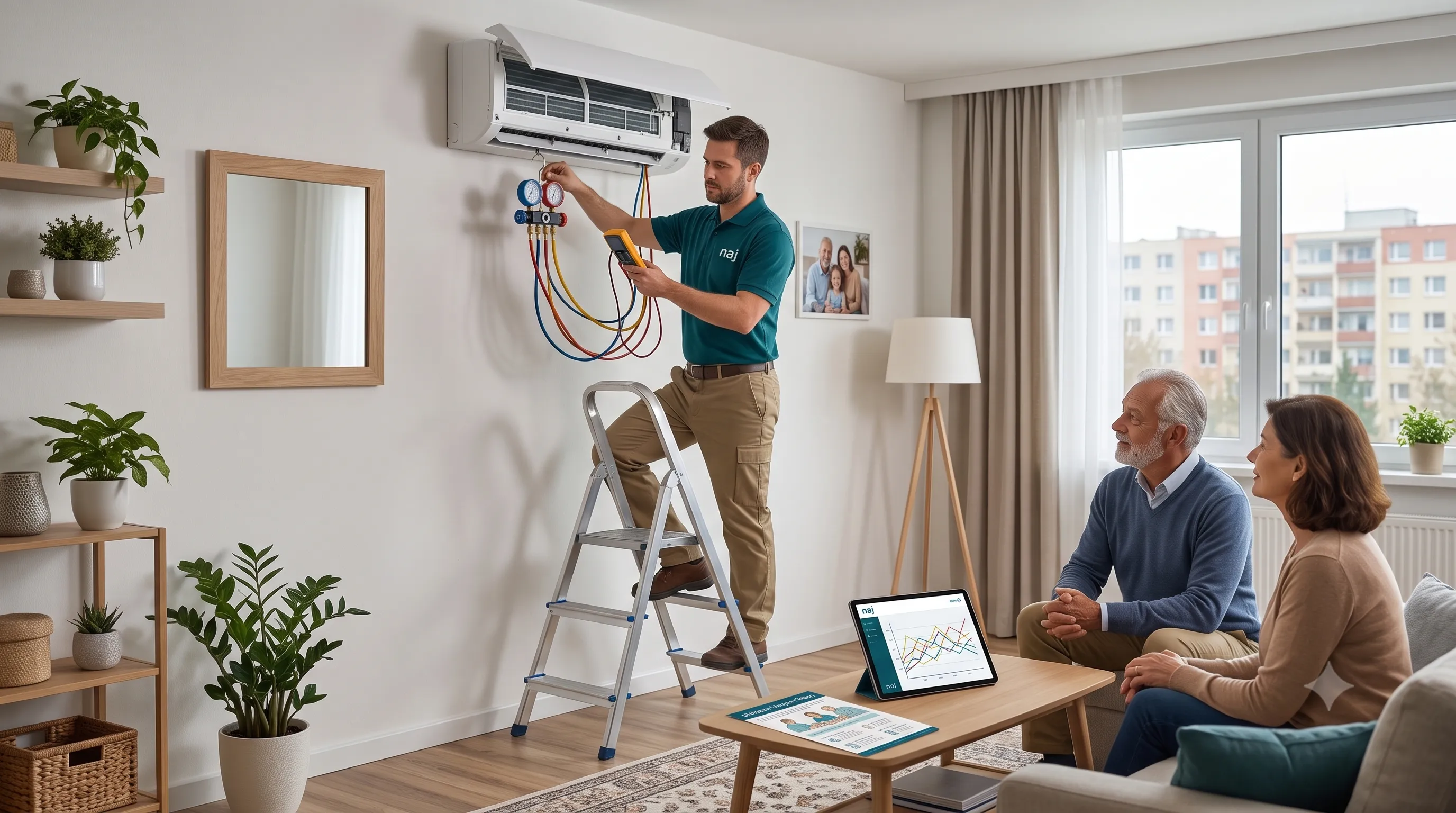 Air conditioning service inspection